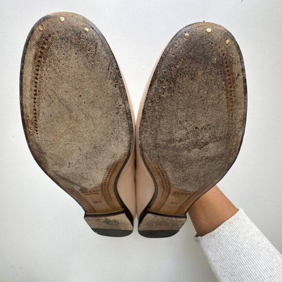 Gucci brixton horsebit & web convertible loafer in skin rose - Picture 13 of 15